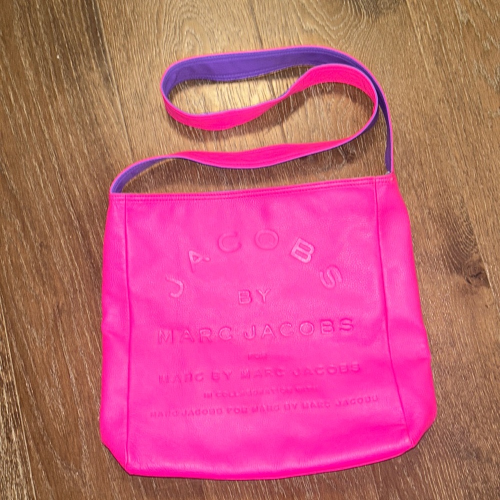 COPY - Jacobs by marc jacobs hot pink cross body leather bag barbie pink